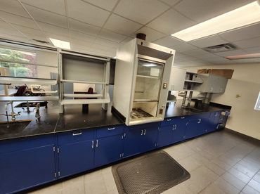 Columbia Chemical, Brunswick, OH - Electrostatic Painting of Laboratory Casework