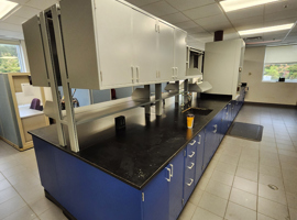 Columbia Chemical, Brunswick, OH - Electrostatic Painting of Laboratory Casework