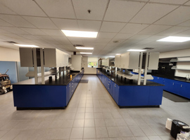 Columbia Chemical, Brunswick, OH - Electrostatic Painting of Laboratory Casework