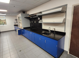 Columbia Chemical, Brunswick, OH - Electrostatic Painting of Laboratory Casework