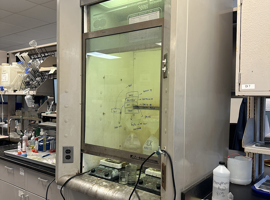 Columbia Chemical, Brunswick, OH - Electrostatic Painting of Laboratory Casework